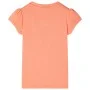 Neon-orangefarbenes Kinder-T-Shirt mit Flügelärmeln 104 von , Kinder-T-Shirts - Ref: Foro24-10655, Preis: 8,12 €, Rabatt: %