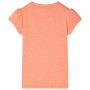 Neon-orangefarbenes Kinder-T-Shirt mit Flügelärmeln 128 von , Kinder-T-Shirts - Ref: Foro24-10657, Preis: 8,20 €, Rabatt: %