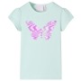 Kinder-T-Shirt mit hellmintfarbenen Flügelärmeln 104 von , Kinder-T-Shirts - Ref: Foro24-10835, Preis: 8,32 €, Rabatt: %