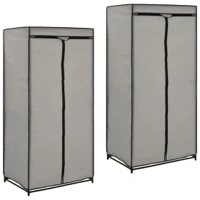 Wardrobes 2 units gray 75x50x160 cm by vidaXL, Wardrobes - Ref: Foro24-282444, Price: 39,76 €, Discount: %