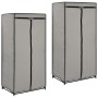 Kleiderschränke 2 Einheiten grau 75x50x160 cm von vidaXL, Kleiderschränke - Ref: Foro24-282444, Preis: 43,43 €, Rabatt: %