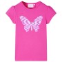 Dunkelrosa Kinder-T-Shirt mit Flügelärmeln 104 von , Kinder-T-Shirts - Ref: Foro24-10840, Preis: 8,32 €, Rabatt: %