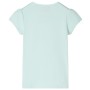 Kinder-T-Shirt mit Flügelärmeln, hellmintfarben, 128 von , Kinder-T-Shirts - Ref: Foro24-10837, Preis: 8,32 €, Rabatt: %
