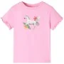 Short-sleeved bright pink children's t-shirt size 140 by , Kids T-shirts - Ref: Foro24-10683, Price: 8,24 €, Discount: %