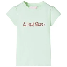 Soft green cap-sleeve children's t-shirt size 116 by , Kids T-shirts - Ref: Foro24-10641, Price: 8,12 €, Discount: %