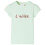 Kinder-T-Shirt mit weichen grünen Flügelärmeln 116 von , Kinder-T-Shirts - Ref: Foro24-10641, Preis: 8,20 €, Rabatt: %
