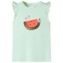 Soft green ruffled sleeve children's t-shirt size 116 by , Kids T-shirts - Ref: Foro24-10636, Price: 8,45 €, Discount: %