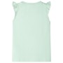 Kinder-T-Shirt mit weichen grünen Rüschenärmeln 116 von , Kinder-T-Shirts - Ref: Foro24-10636, Preis: 8,54 €, Rabatt: %