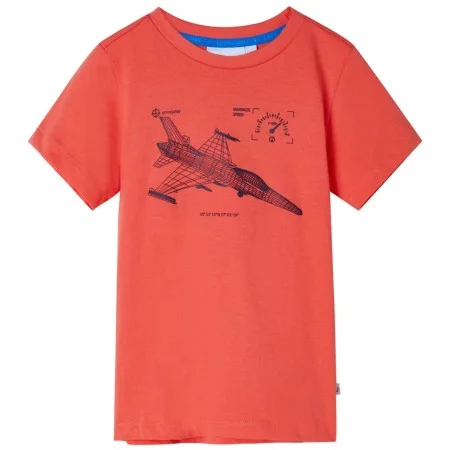 Camiseta infantil rojo claro 140 de , Camisetas para niños - Ref: Foro24-11653, Precio: 7,93 €, Descuento: %