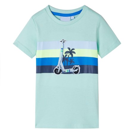 Kinder-T-Shirt in Hellmintgrün, Größe 92. von , Kinder-T-Shirts - Ref: Foro24-11929, Preis: 8,32 €, Rabatt: %