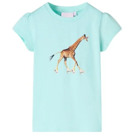 Camiseta infantil aguamarina claro 92 de , Camisetas para niños - Ref: Foro24-10564, Precio: 8,52 €, Descuento: %