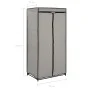 Kleiderschränke 2 Einheiten grau 75x50x160 cm von vidaXL, Kleiderschränke - Ref: Foro24-282444, Preis: 43,43 €, Rabatt: %