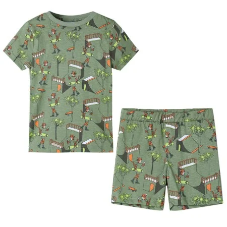 Pijama de manga corta infantil caqui claro 92 de , Pijamas de niños - Ref: Foro24-12509, Precio: 10,64 €, Descuento: %