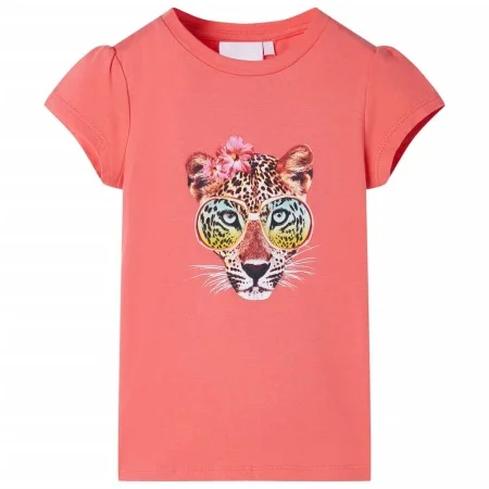 Camiseta infantil color coral 140 de , Camisetas para niños - Ref: Foro24-10463, Precio: 8,64 €, Descuento: %