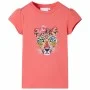 Camiseta infantil color coral 140 de , Camisetas para niños - Ref: Foro24-10463, Precio: 8,64 €, Descuento: %