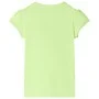 Camiseta infantil amarillo neón 128 de , Camisetas para niños - Ref: Foro24-10712, Precio: 8,45 €, Descuento: %
