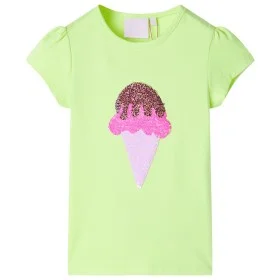 Kinder-T-Shirt in Neon-Gelb, Größe 104. von , Kinder-T-Shirts - Ref: Foro24-10710, Preis: 8,45 €, Rabatt: %