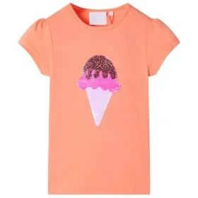 Camiseta infantil naranja neón 92 de , Camisetas para niños - Ref: Foro24-10719, Precio: 8,45 €, Descuento: %