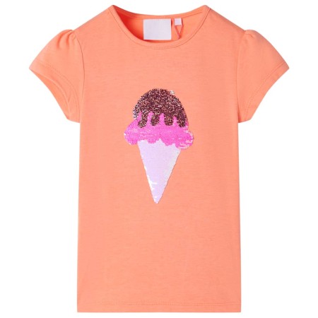Camiseta infantil naranja neón 92 de , Camisetas para niños - Ref: Foro24-10719, Precio: 8,54 €, Descuento: %