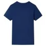 Camiseta infantil azul oscuro 116 de , Camisetas para niños - Ref: Foro24-11756, Precio: 8,19 €, Descuento: %