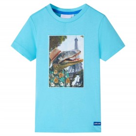Aquamarin Kinder T-Shirt 140 von , Kinder-T-Shirts - Ref: Foro24-11763, Preis: 8,28 €, Rabatt: %