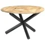 Round solid mango wood dining table 120x76 cm by vidaXL, Kitchen and dining tables - Ref: Foro24-282762, Price: 359,27 €, Dis...