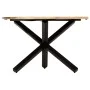 Round solid mango wood dining table 120x76 cm by vidaXL, Kitchen and dining tables - Ref: Foro24-282762, Price: 359,27 €, Dis...