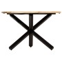 Runder Esstisch aus massivem Mangoholz, 120 x 76 cm von vidaXL, Küchen- und Esstische - Ref: Foro24-282762, Preis: 367,20 €, ...