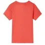 Light red short-sleeved children's t-shirt size 128 by , Kids T-shirts - Ref: Foro24-12087, Price: 8,06 €, Discount: %