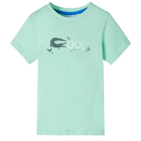 Camiseta infantil de manga corta verde claro 116 by , Kids T-shirts - Ref: Foro24-12091, Price: 8,06 €, Discount: %