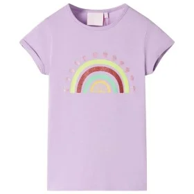 Lilac children's t-shirt size 140 by , Kids T-shirts - Ref: Foro24-10733, Price: 8,59 €, Discount: %