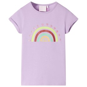 Kinder-T-Shirt lila 116 von , Kinder-T-Shirts - Ref: Foro24-10731, Preis: 8,66 €, Rabatt: %