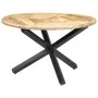 Round solid mango wood dining table 120x76 cm by vidaXL, Kitchen and dining tables - Ref: Foro24-282762, Price: 359,27 €, Dis...