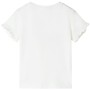 Ecrufarbenes Kinder-T-Shirt 92 von , Kinder-T-Shirts - Ref: Foro24-10799, Preis: 8,54 €, Rabatt: %