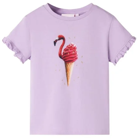 Lilafarbenes Kinder-T-Shirt 92 von , Kinder-T-Shirts - Ref: Foro24-10809, Preis: 8,45 €, Rabatt: %