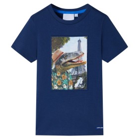 Dark blue children's t-shirt 92 by , Kids T-shirts - Ref: Foro24-11754, Price: 8,28 €, Discount: %