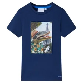 Dark blue children's t-shirt 92 by , Kids T-shirts - Ref: Foro24-11754, Price: 8,19 €, Discount: %