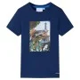 Camiseta infantil azul oscuro 92 de , Camisetas para niños - Ref: Foro24-11754, Precio: 8,19 €, Descuento: %
