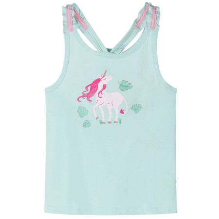 Helles mintgrünes Kinder-Tanktop 92 von , Kinder-T-Shirts - Ref: Foro24-10669, Preis: 8,46 €, Rabatt: %