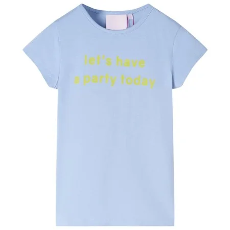 Camiseta infantil azul claro 92 de , Camisetas para niños - Ref: Foro24-11084, Precio: 7,79 €, Descuento: %