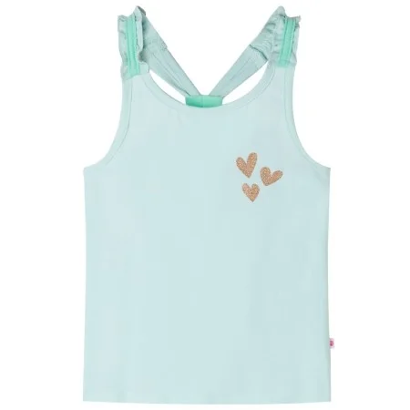 Camiseta de tirantes infantil verde menta claro 92 de , Camisetas para niños - Ref: Foro24-10524, Precio: 7,93 €, Descuento: %