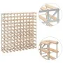 Wine rack for 120 bottles made of solid pine wood by vidaXL, Wine racks - Ref: Foro24-282472, Price: 162,45 €, Discount: %