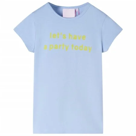 Light blue children's t-shirt size 116 by , Kids T-shirts - Ref: Foro24-11086, Price: 7,79 €, Discount: %