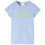 Camiseta infantil azul claro 116 de , Camisetas para niños - Ref: Foro24-11086, Precio: 7,88 €, Descuento: %