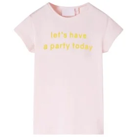 Soft pink children's t-shirt size 128 by , Kids T-shirts - Ref: Foro24-11092, Price: 7,79 €, Discount: %