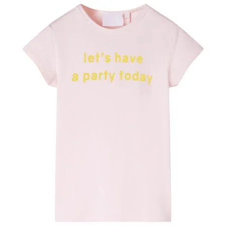 Kinder-T-Shirt in zartrosa 128 von , Kinder-T-Shirts - Ref: Foro24-11092, Preis: 7,79 €, Rabatt: %