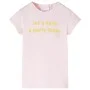 Kinder-T-Shirt in zartrosa 128 von , Kinder-T-Shirts - Ref: Foro24-11092, Preis: 7,79 €, Rabatt: %