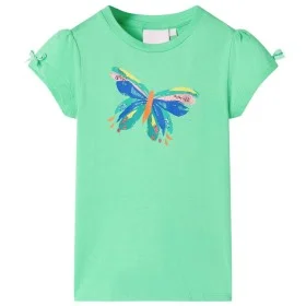 Camiseta infantil verde claro 116 de , Camisetas para niños - Ref: Foro24-11006, Precio: 8,39 €, Descuento: %
