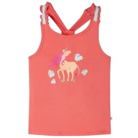 Kinder-Tanktop in Korallenfarbe 116 von , Kinder-T-Shirts - Ref: Foro24-10676, Preis: 8,39 €, Rabatt: %