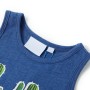 Camiseta de tirantes infantil azul oscuro melange 116 de , Camisetas para niños - Ref: Foro24-12491, Precio: 7,88 €, Descuent...